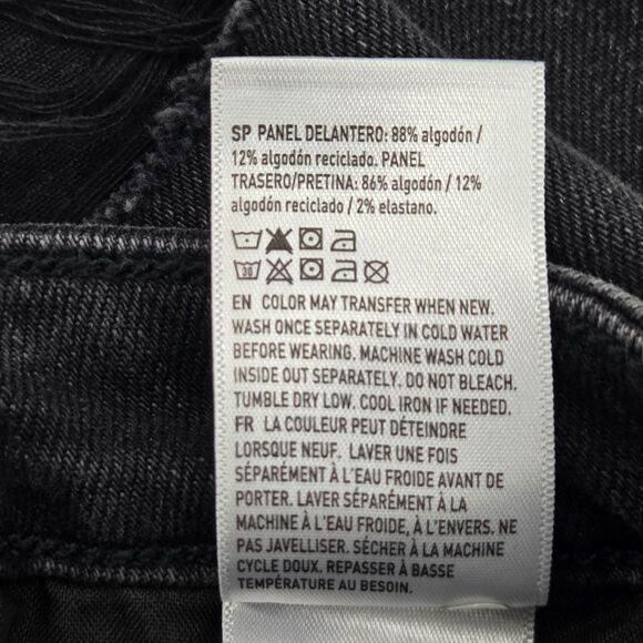 American Eagle Strigid Jeans Womens Size 6 Short High Rise Distressed Grunge - Picture 9 of 9